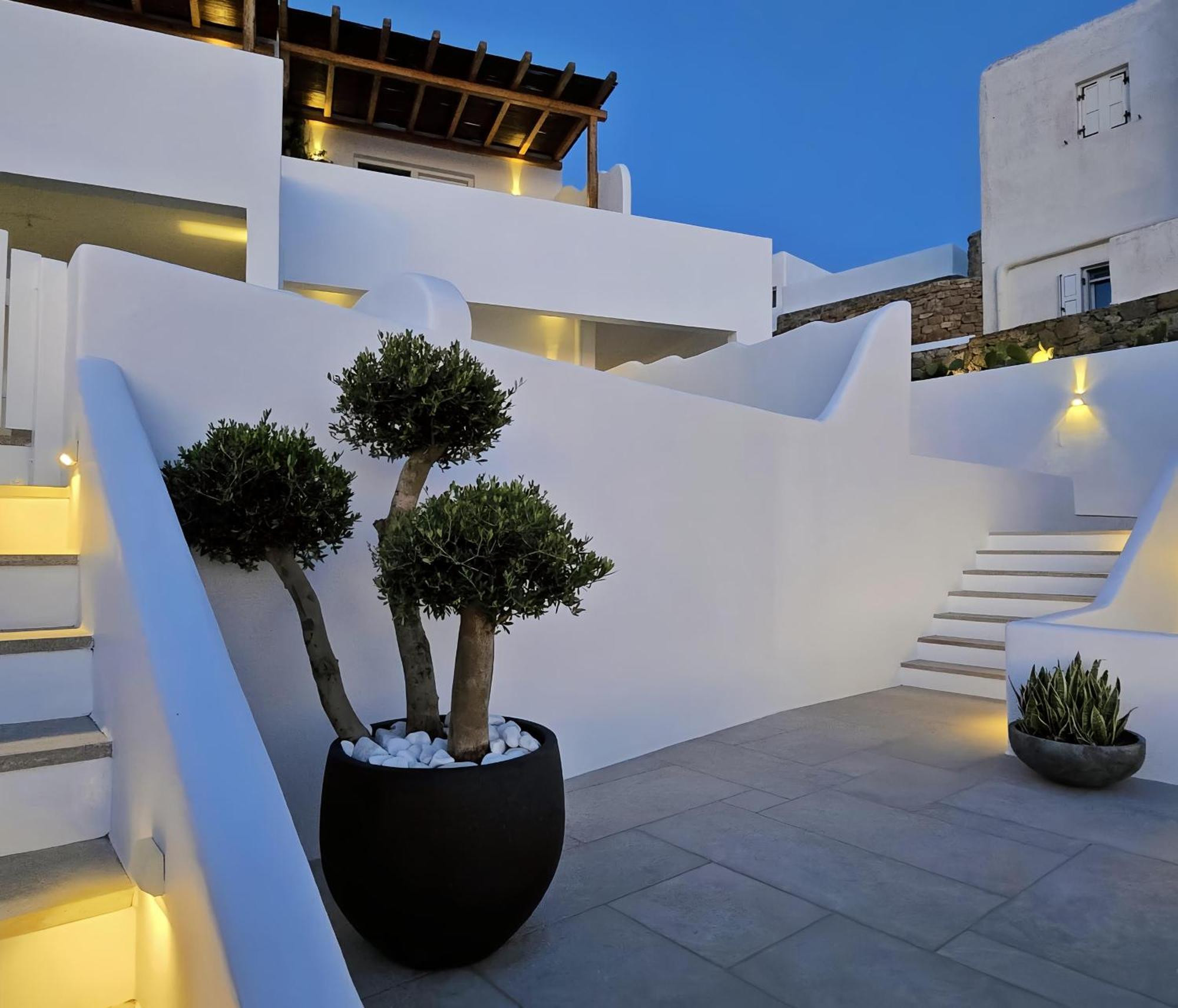 Avra Mykonos Hotell Tourlos Eksteriør bilde