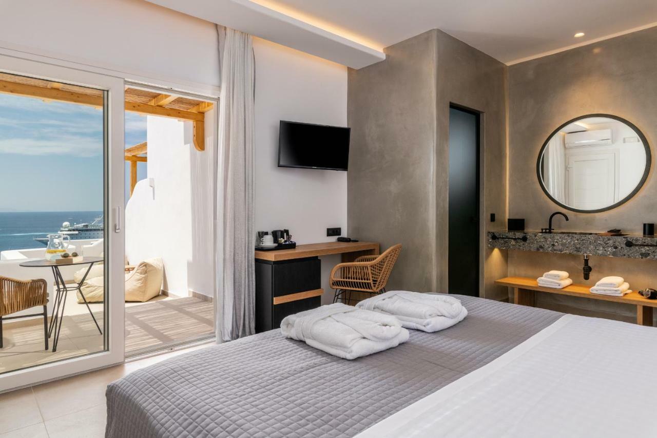 Avra Mykonos Hotell Tourlos Eksteriør bilde