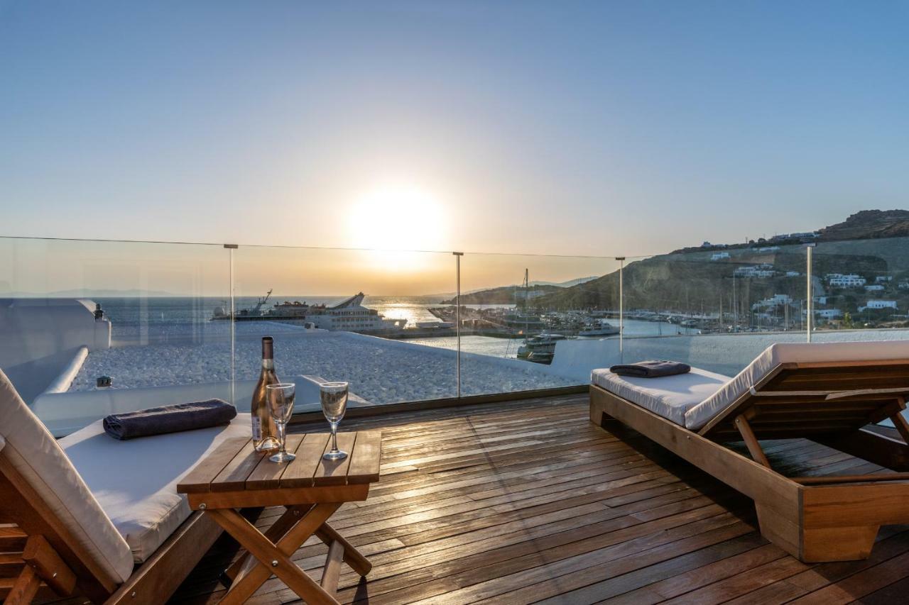 Avra Mykonos Hotell Tourlos Eksteriør bilde